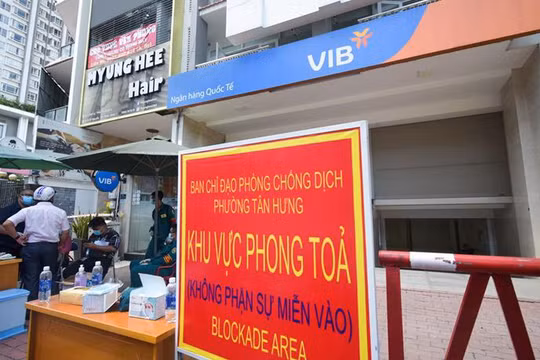 Phong toả địa điểm liên quan đến các ca dương tính mới trên địa bàn TP.HCM (Ảnh: CDC TP.HCM) 