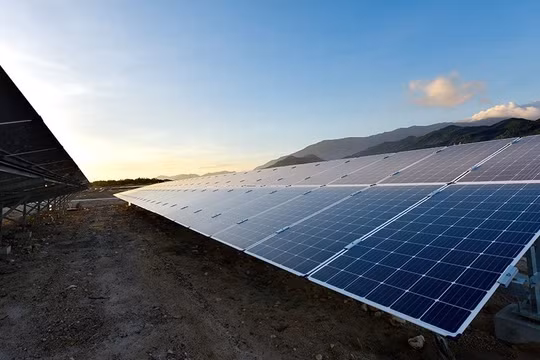 Nhà máy Điện mặt trời Trung Nam tại Ninh Thuận. (Nguồn: Trung Nam Group)