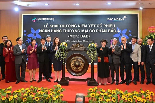 Ngân hàng Bắc Á niêm yết cổ phiếu trên HNX