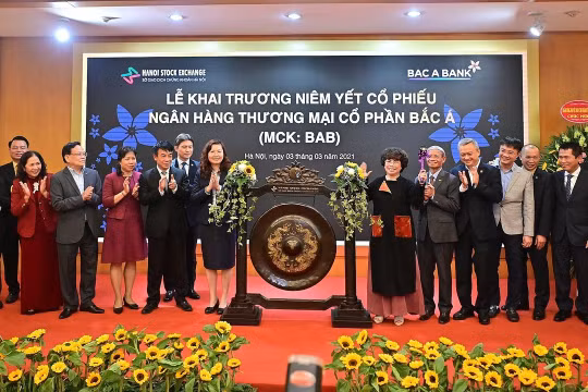 Ngân hàng Bắc Á niêm yết cổ phiếu trên HNX