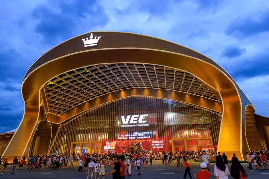 Trung tâm Hội chợ Triển lãm quốc gia (Đông Anh, Hà Nội) do Vingroup xây dựng.