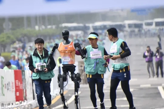 Robot Tien Kung Ultra đã chiến thắng cuộc thi. Ảnh: SMCP.