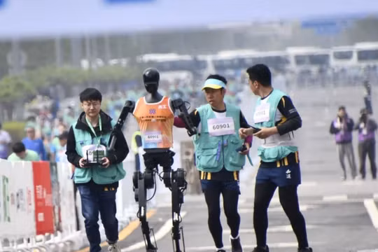 Robot Tien Kung Ultra đã chiến thắng cuộc thi. Ảnh: SMCP.