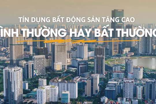 Nhiều ngân hàng rầm rộ cho vay bất động sản. Ảnh: Hoàng Hà.