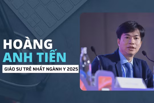  Hoàng Anh Tiến và dấu ấn giáo sư trẻ nhất ngành y 2025