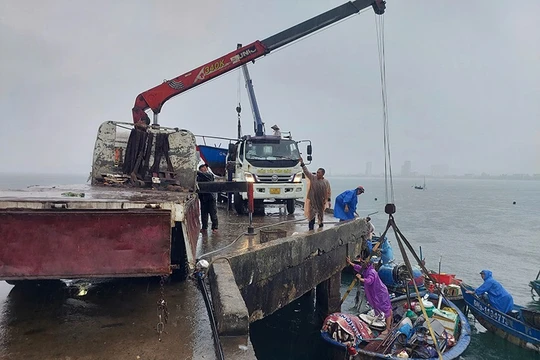 Ngư dân Đà Nẵng chủ động ứng phó với bão số 12