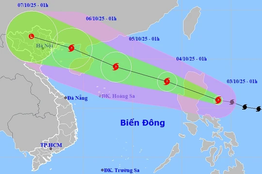 Bão Matmo vào biển Đông hôm nay