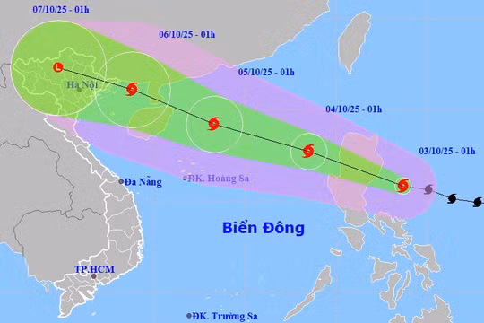 Bão Matmo vào biển Đông hôm nay