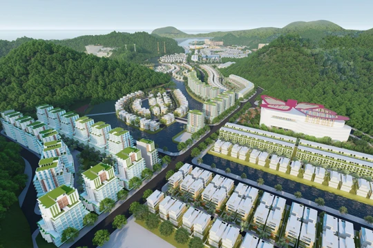 Phối cảnh dự án Cát Bà Amatina. Ảnh: Vinaconex