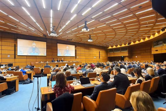 Buổi tham vấn thông tin tới các phái đoàn các nước thành viên về Công ước về chống tội phạm mạng và công tác triển khai thực thi Công ước. Ảnh: Liên hợp quốc