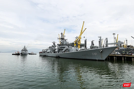 Cận cảnh vũ khí trên đội tàu khu trục Hải quân Ấn Độ thăm Đà Nẵng