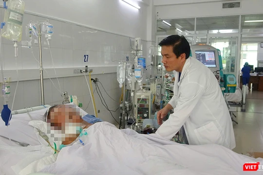 Bệnh nhân được điều trị tích cực tại Bệnh viện Đà Nẵng.