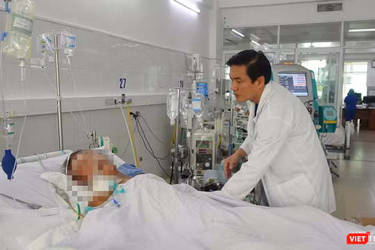 Bệnh nhân được điều trị tích cực tại Bệnh viện Đà Nẵng.