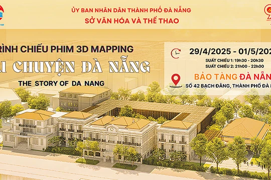 Đà Nẵng chiếu phim 3D Mapping chào mừng 50 năm Giải phóng miền Nam