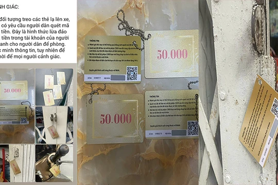Cơ quan chức năng cảnh báo về thủ đoạn lừa đảo mới từ việc quét mã QR code để được nhận tiền (Ảnh CATP)