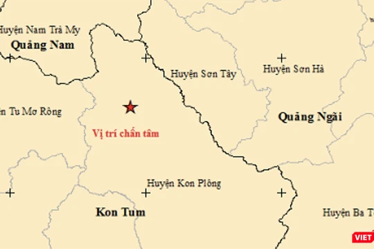 Kon Tum gánh chịu 25 trận động đất chỉ trong 1 ngày