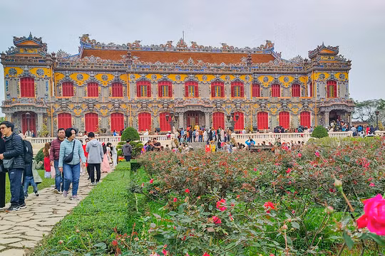 Điện Kiến Trung - ngôi đại điện độc đáo bậc nhất Đại nội Huế đã được trùng tu với vẻ đẹp tuyệt mỹ (Ảnh Đức Trung)