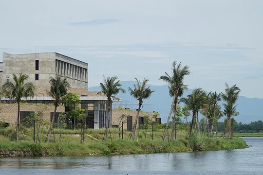 Dự án X2 Hội An Resort & Residence tại Khu đô thị mới Điện Nam-Điện Ngọc (thị xã Điện Bàn, tỉnh Quảng Nam) do Công ty CP Mỹ Việt làm chủ đầu tư. Ảnh: ĐD.