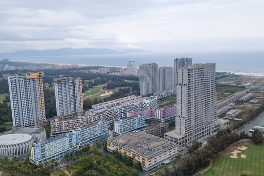 Một góc dự án khu du lịch nghỉ dưỡng cao cấp The Empire (Cocobay) tại phường Hoà Hải, quận Ngũ Hành Sơn, TP Đà Nẵng.