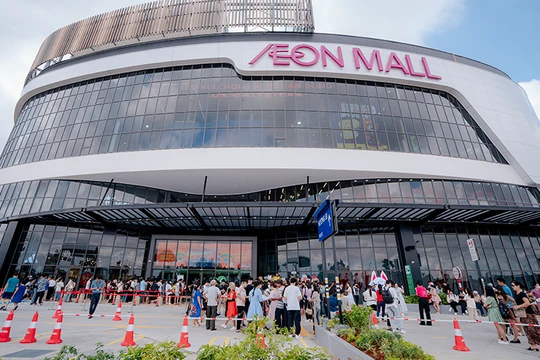 Trung tâm thương mại Aeon Mall Huế trong ngày khai trương