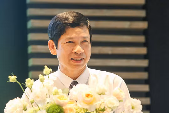 Thứ trưởng Bộ VH-TT&DL Hồ An Phong phát biểu tại họp báo công bố Hội nghị quốc tế về Du lịch Nông thôn của UN Tourism