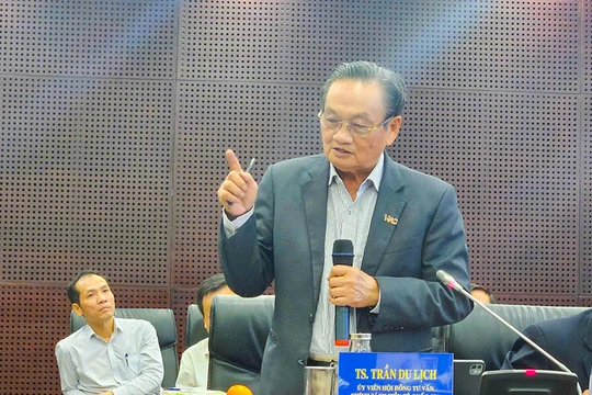TS. Trần Du Lịch, Ủy viên Hội đồng tư vấn chính sách tiền tệ Quốc gia, hiến kế để Đà Nẵng xây dựng thành công Khu thương mại tự do.