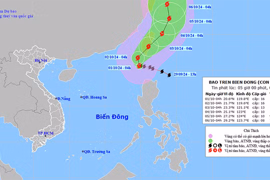 Bão áp sát biển Đông, Quảng Nam yêu cầu sẵn sàng phương án ứng phó