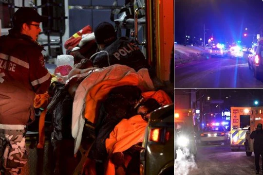 Xả súng tại một ngôi đền Hồi giáo ở Quebec, Canada: Ít nhất 5 người chết