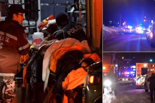 Xả súng tại một ngôi đền Hồi giáo ở Quebec, Canada: Ít nhất 5 người chết