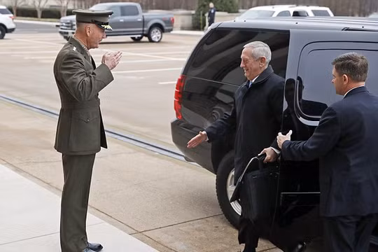 Tướng Mattis đến Lầu Năm Góc trên cương vị Bộ trưởng quốc phòng Mỹ