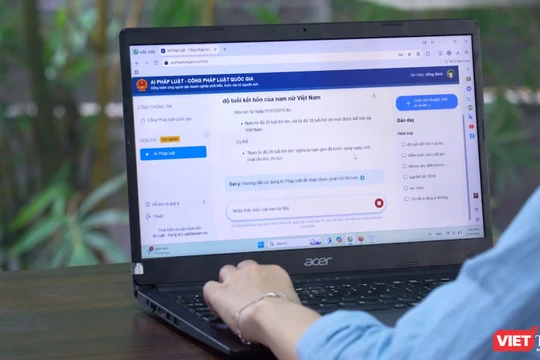 AI Pháp luật có thể giúp người dùng giải đáp các vấn đề pháp lý ở 32 lĩnh vực.