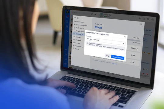 Tính năng chuyển ổ dữ liệu được kích hoạt trên một số tệp người dùng nhất định đang sử dụng hệ điều hành Windows trước khi triển khai cho tất cả người dùng Zalo. 