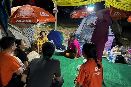 Kết nối quốc tế của Myanmar đã khắc phục 100%, cơ bản đảm bảo liên lạc thông suốt. Ảnh: Đức Thọ.