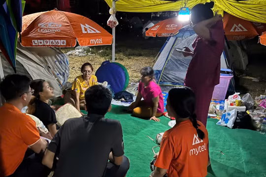 Kết nối quốc tế của Myanmar đã khắc phục 100%, cơ bản đảm bảo liên lạc thông suốt. Ảnh: Đức Thọ.