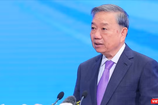 Tổng bí thư Tô Lâm kêu gọi mỗi cơ quan, mỗi nhà khoa học, mỗi doanh nghiệp hãy thi đua có sáng kiến, công trình, sản phẩm cụ thể, thiết thực.