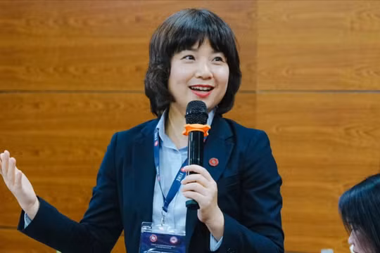 PGS.TS Phạm Thu Hương bám sát phương châm “khác biệt để dẫn đầu” nhằm thúc đẩy văn hoá đổi mới sáng tạo tại trường Đại học Ngoại Thương.