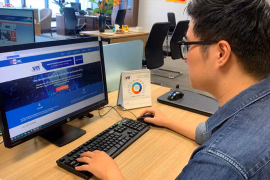 Tên miền quốc gia “.vn” thể hiện chủ quyền quốc gia trên không gian mạng. Ảnh minh họa.