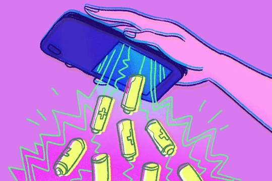 Điện thoại tương lai sẽ tích hợp nhiều tính năng và khó có thể thiết kế pin tháo rời. (Ảnh minh họa của Mashable)