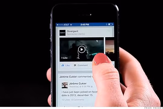 Facebook sẽ hạn chế những hình ảnh tĩnh có nút play video giả mạo. (ảnh: The Verge)