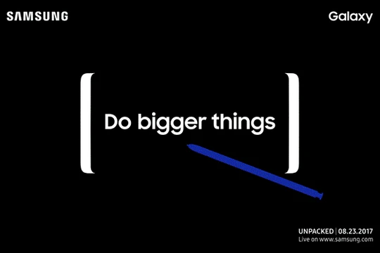 Samsung đã gửi giấy mời sự kiện ra mắt Galaxy Note 8 vào ngày 23/8 tới