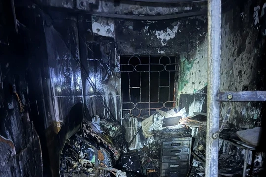 Hiện trường vụ hoả hoạn