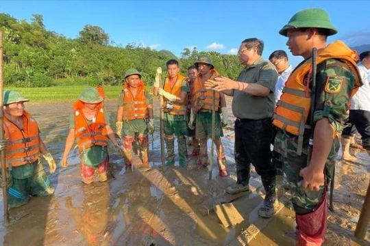 Tìm thấy 70 người lên núi lánh nạn bão lũ, sạt lở