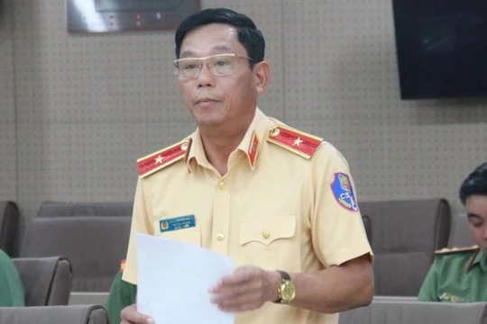 Thiếu tướng Nguyễn Văn Mừng, Phó Cục trưởng Cục CSGT. (Ảnh: N.Bình)