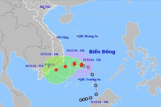 Chuyên gia nói về tác động của bão số 10 - Pabuk tới các tỉnh thành phía nam