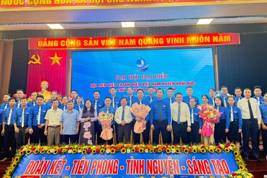 Hội Liên hiệp thanh niên Việt Nam huyện Hoài Đức (Hà Nội) tổ chức thành công Đại hội đại biểu lần thứ VI.