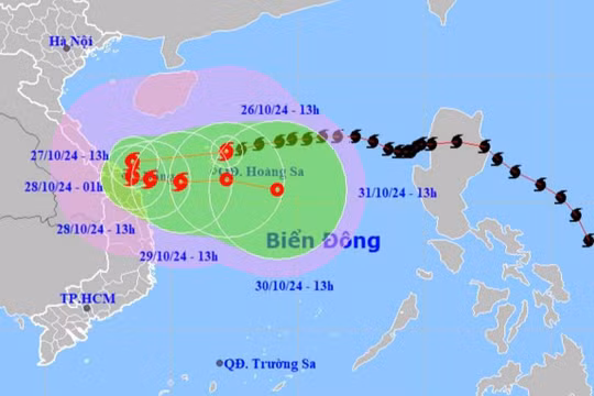 Bão Trà Mi giật cấp 14 hướng vào Trung Trung Bộ, chuyên gia khí tượng cảnh báo nguy hiểm
