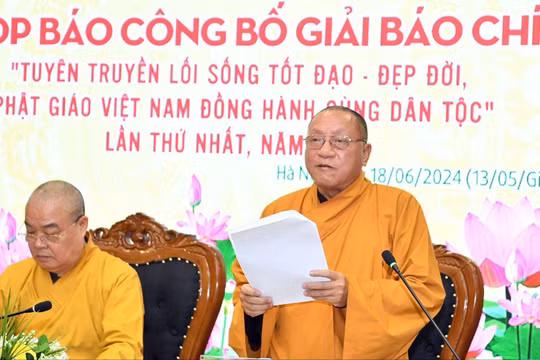 Hòa thượng Thích Gia Quang, Phó Chủ tịch Hội đồng Trị sự, Trưởng ban Thông tin Truyền thông, Giáo hội Phật giáo Việt Nam giới thiệu về Giải thưởng.