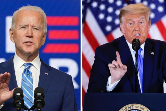 Đương kim Tổng thống Mỹ Joe Biden và Cựu Tổng thống Donald Trump.