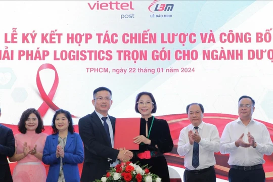 Hôm nay (22/1), Viettel Post và Lê Bảo Minh công bố hợp tác triển khai logistics trọn gói cho ngành dược.