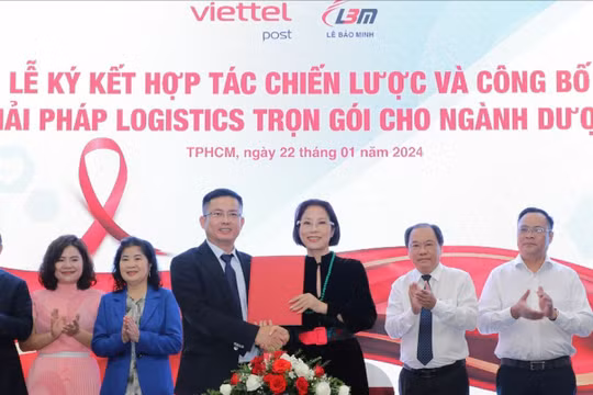 Hôm nay (22/1), Viettel Post và Lê Bảo Minh công bố hợp tác triển khai logistics trọn gói cho ngành dược.